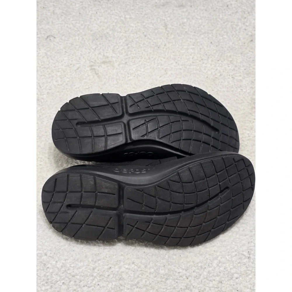 OOFOS OOmg Sport Low Black Recovery Shoes Mens 11.5 EU 44.5 7012022-16